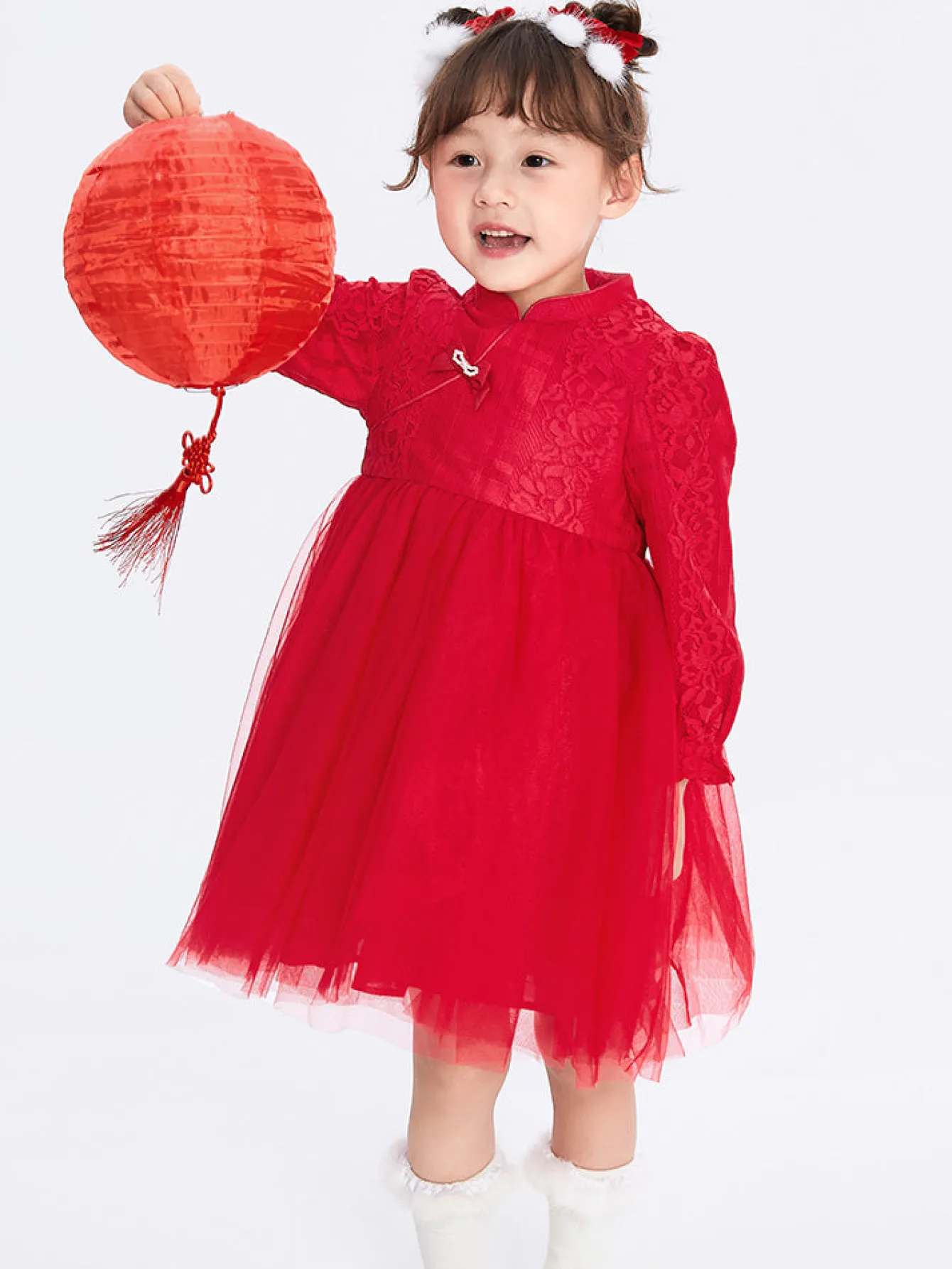Balabala Toddler Girl Solid Color Woven Dress 2-8 Years Online
