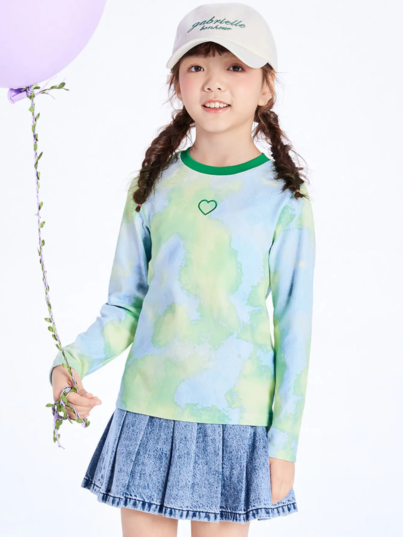 balabala_toddler_girl_tiedye_rounded_vneck_long_sleeve_tshirt__years_6.webp Balabala Toddler Girl Tie-dye Rounded V-Neck Long Sleeve T-Shirt 2-8 Years Best Sale