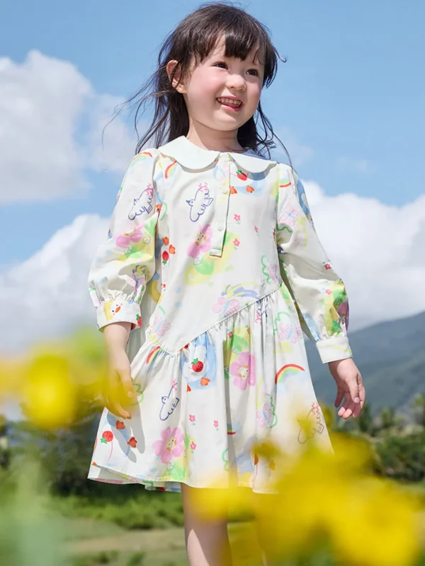 Balabala Toddler Girl Woven Dress 2-8 Years Cheap