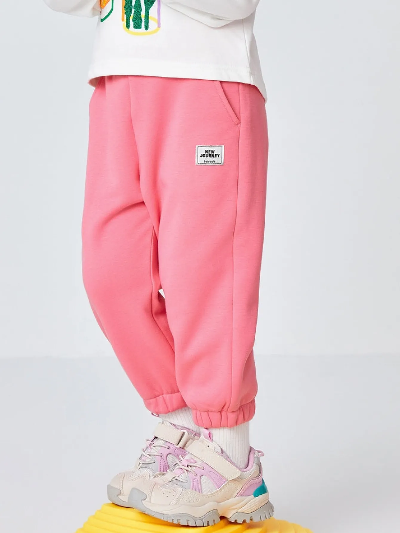 Balabala Toddler Multicolor Parent-Child Style Comfortable Trousers Rose Online