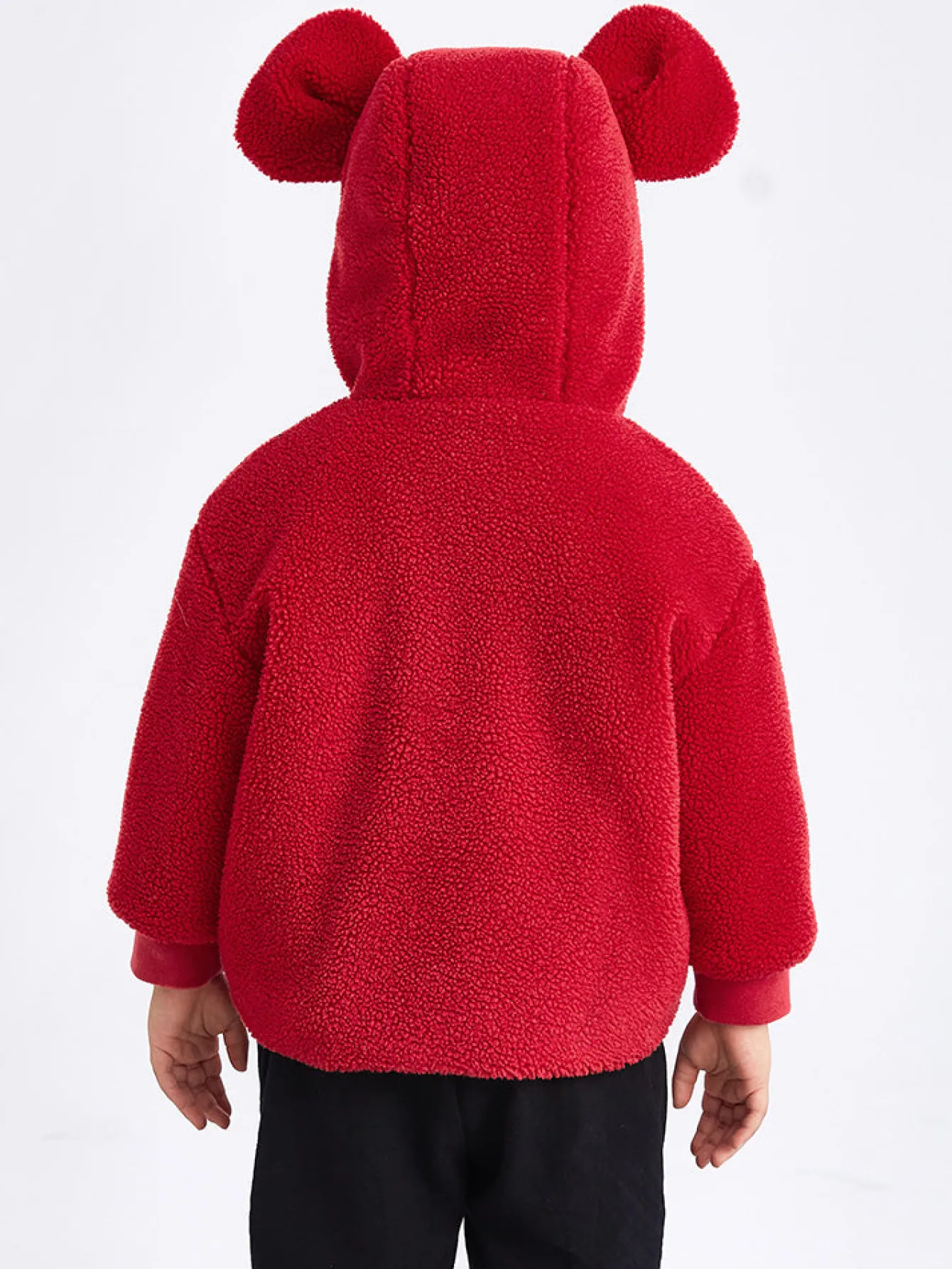 Balabala Toddler Unisex Claimond Veins Solid Color Woven Cotton Jacket 2-8 Years Cheap