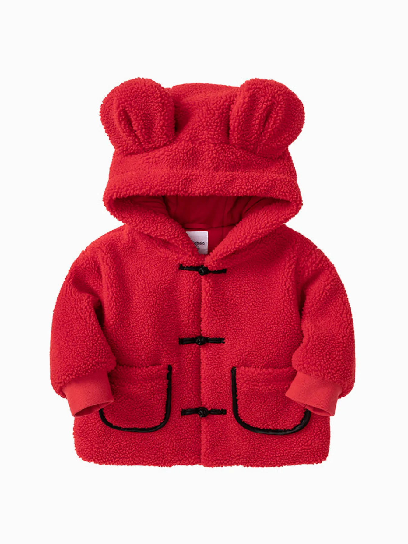 Balabala Toddler Unisex Claimond Veins Solid Color Woven Cotton Jacket 2-8 Years Cheap