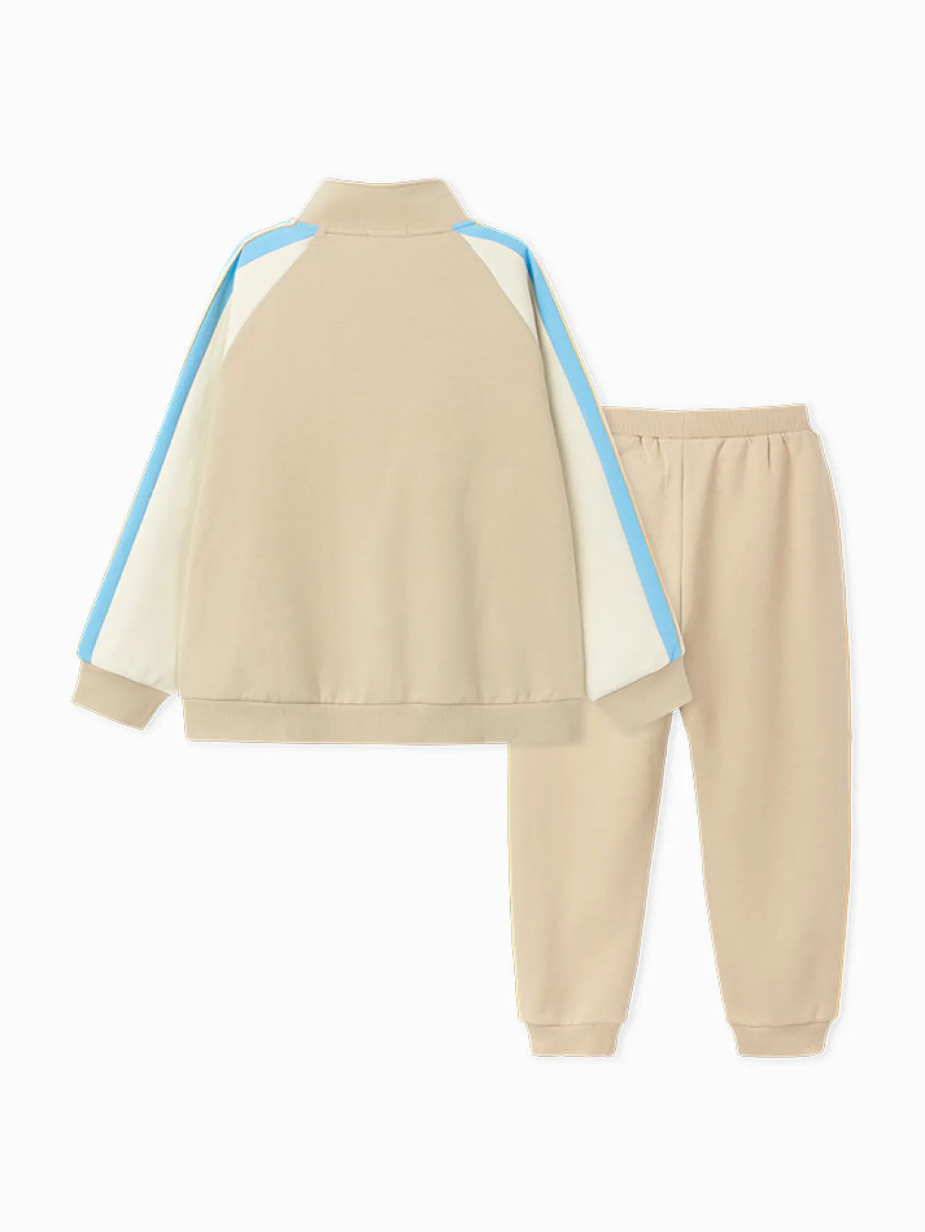 Balabala Toddler Unisex Contrast Colour Patchwork Long Sleeve Knitted Set 2-8 Years Discount