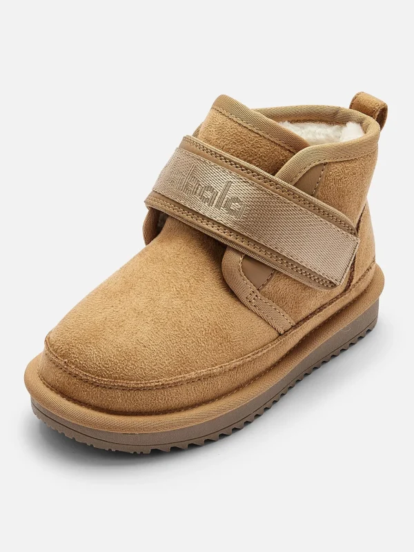 Balabala Unisex Baby Toddler and Kids Water-Repellent Velcro Plush Snow Boots Online