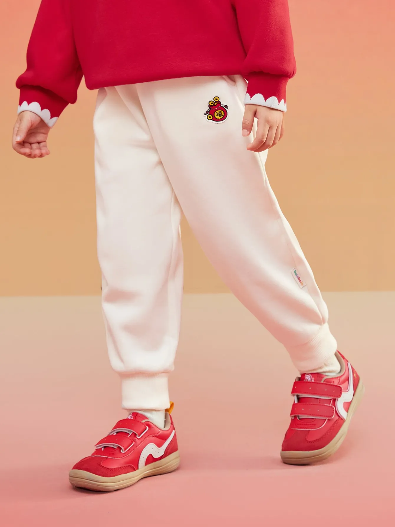 Balabala Barabara children's clothing boys long girls baby pants fall and winter 2024 new loose trend Sale