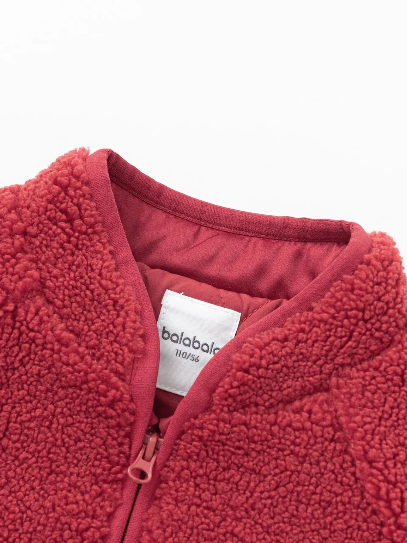 Balabala Barabara children's cotton clothing boys girls cotton jacket baby cotton clothing winter 2024 Wine Red Cheap