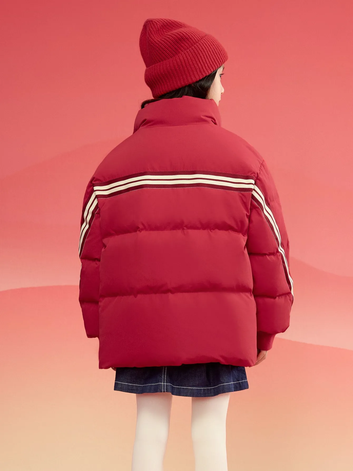 Balabala Barabara children's down jacket boys girls 2024 new baby winter clothing clothing parent-child Clearance