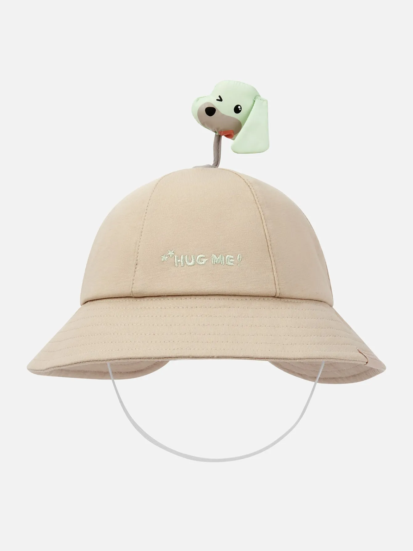 Balabala Barabara children's hats boys and girls cap cotton comfortable cartoon cute cute cute Light Khaki Outlet