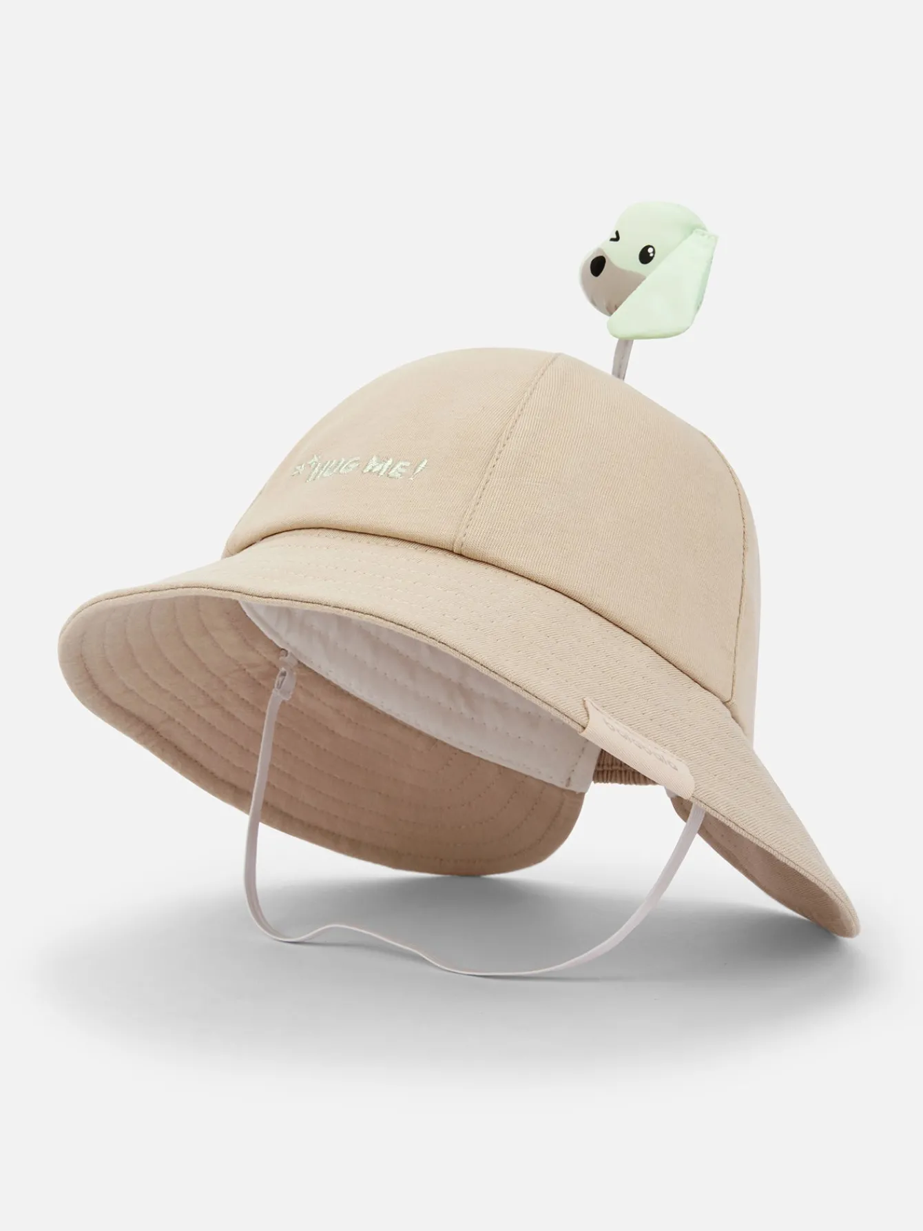 Balabala Barabara children's hats boys and girls cap cotton comfortable cartoon cute cute cute Light Khaki Outlet