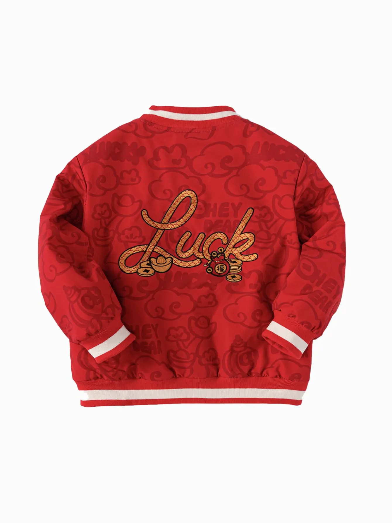 Balabala Barabara children's jackets boys cotton clothing 2025 new winter tops waterproof baseball suit Red Clearance