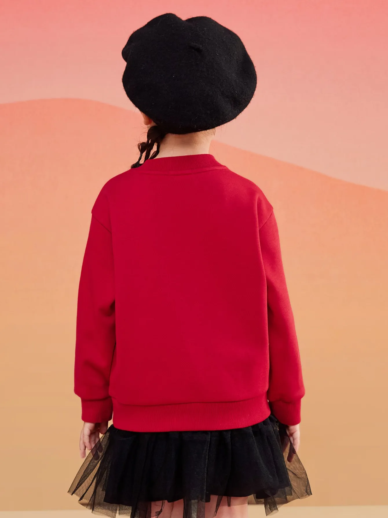 Balabala Barabara children's sweater girls boys 2024 new fall and winter loose fashion tops Flash Sale