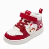 Balabala Barabara high-top board shoes girls sneakers small white shoes 2025 New Year White Red Cheap