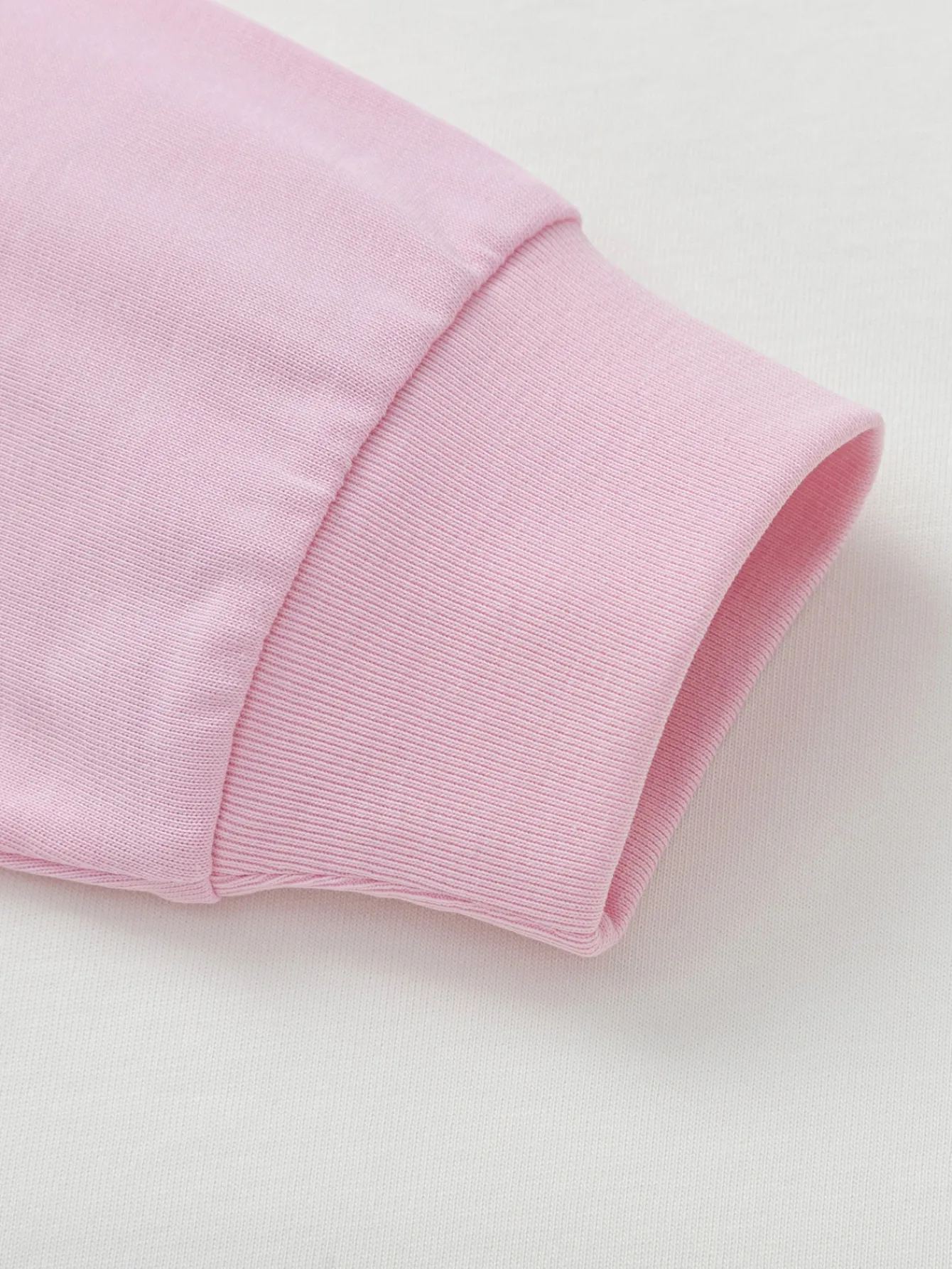 Balabala Boys Girls Knit Color Block Long Sleeve T-Shirt White Red Fashion