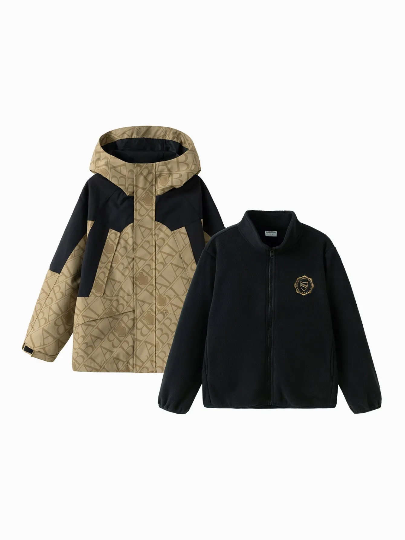 boys_windproof_and_waterproof_twopiece_jackets_0.webp Balabala Boys' windproof and waterproof two-piece jackets Coffee Flash Sale