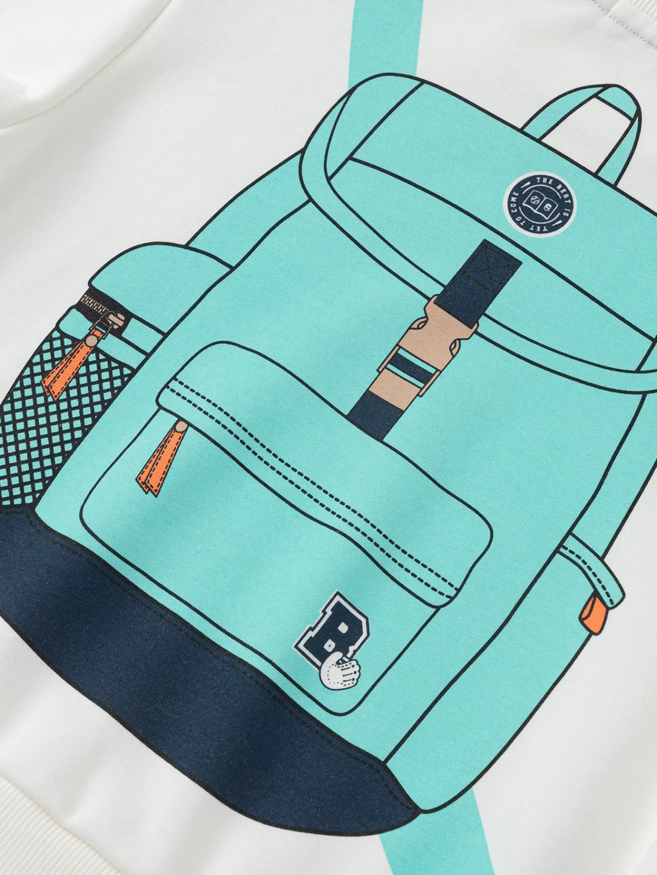 Balabala 【Designer SICO】Sweatshirt 2025 spring new arrivals boys' Toddlers round neck sweatshirt White Flash Sale