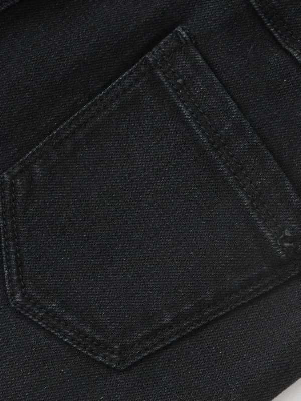 Balabala Girl Daily Life Solid Color Trousers Denim Washing Black Sale