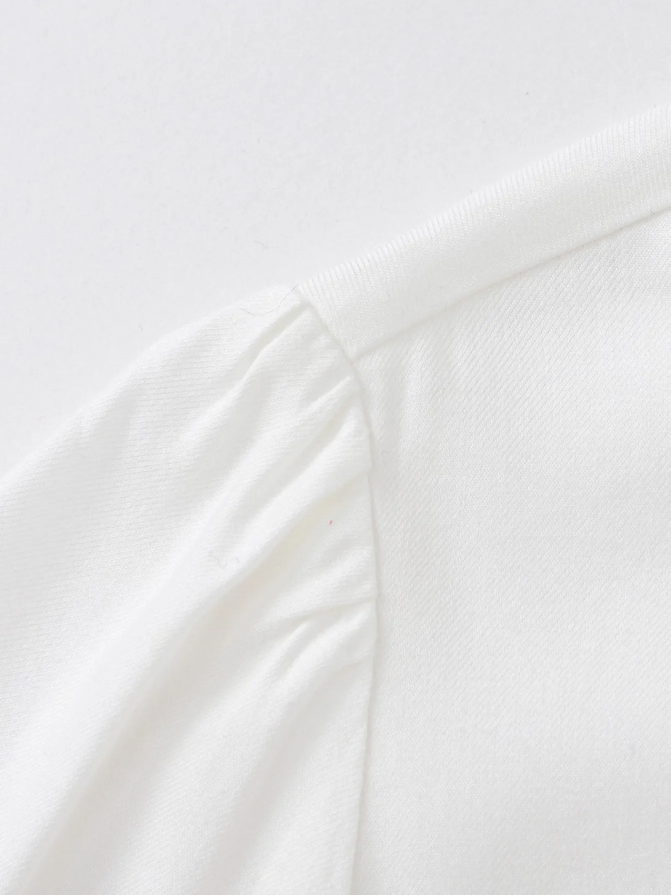 Balabala Girls' College Style Long Sleeve Shirt (Free Black Leather Bow Hair Accessory) Raw White Store