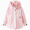 Balabala Girls' long waterproof outdoor jacket Red Store