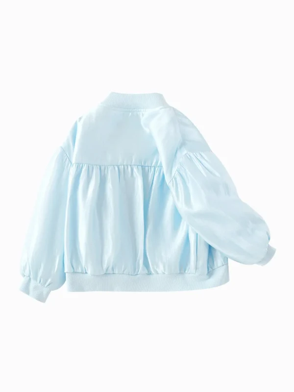 Balabala Girls Toddler Fashion Heart Jacket Blue Cheap