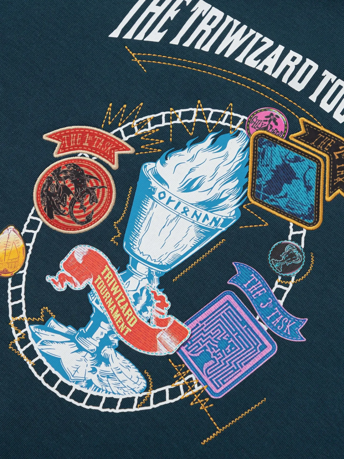 Balabala Harry Potter IP Hoodie 2025 Spring New Boy Round Neck Hoodie Fashion