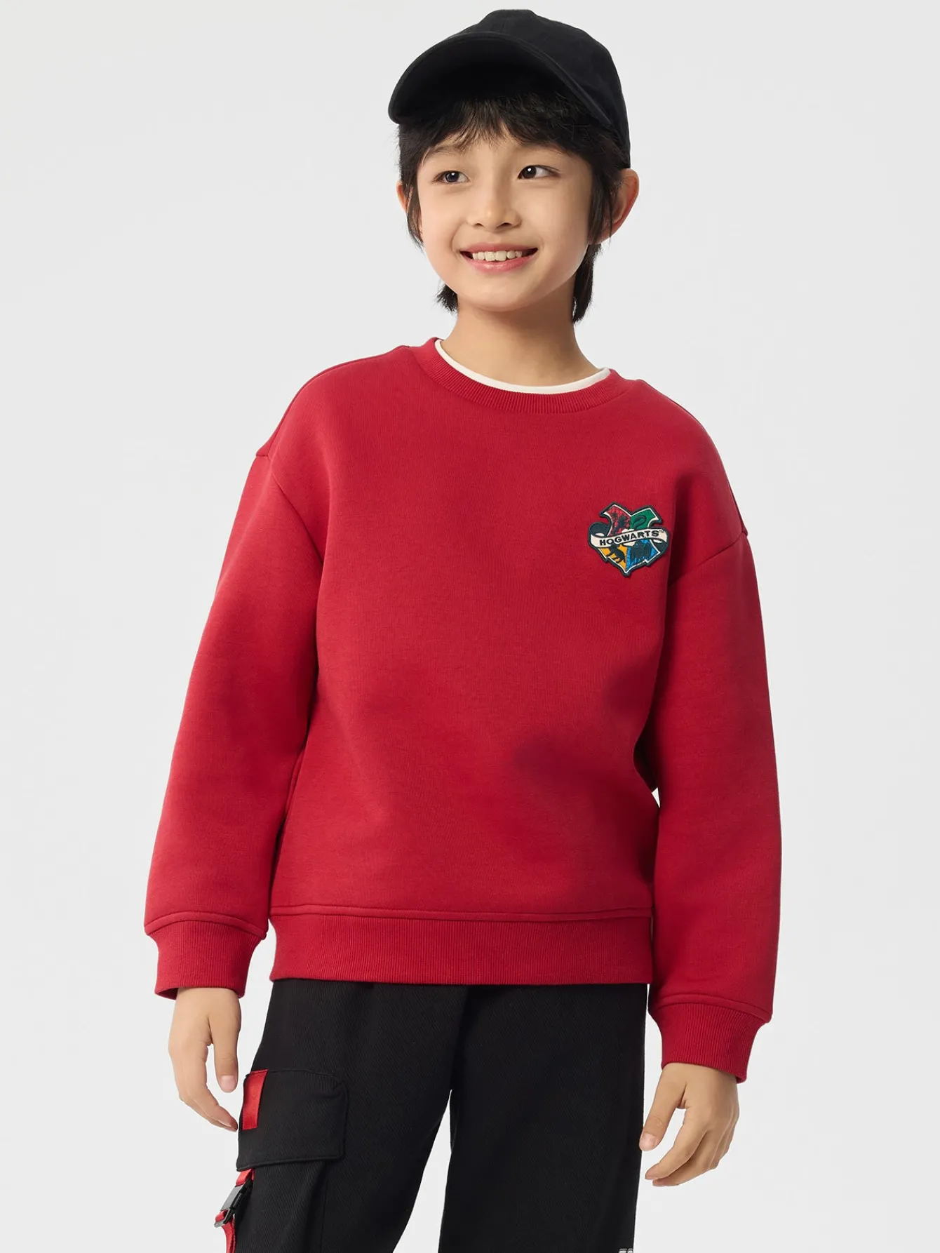 Balabala Harry Potter IP Hoodie 2025 Spring New Boy Round Neck Hoodie Fashion