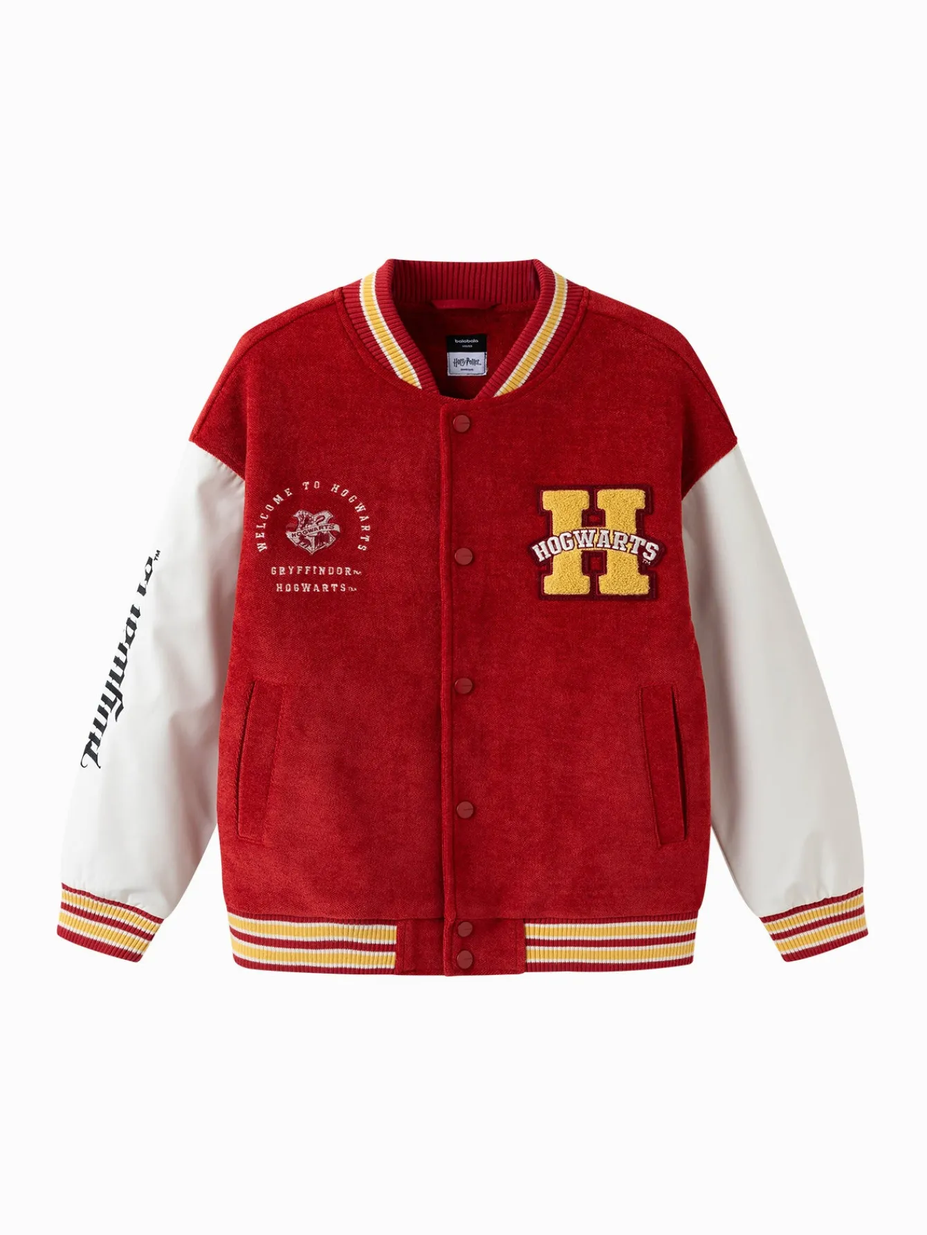 Balabala 【Harry Potter IP】2025 Spring New Boys' Knitted Cotton Casual Wear Red Best Sale