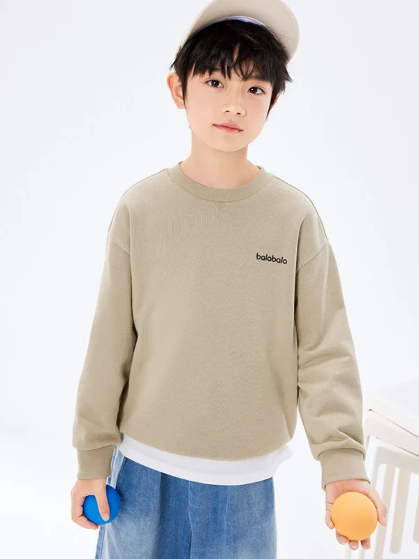 Balabala Kids Basic Loose Hoodie208322121103 Online