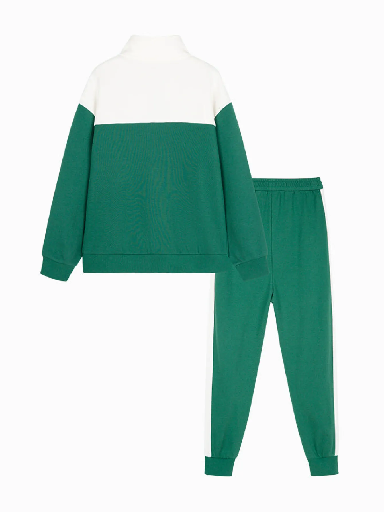 Balabala Kids Boy Color Matching Stand-Up Collar Long Sleeve Suit208322104106 Cheap