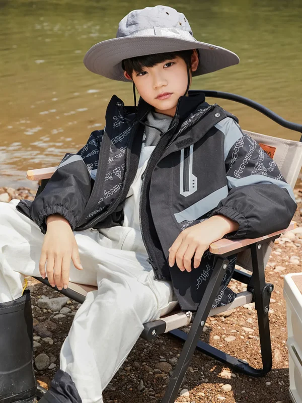 Balabala Kids Boy Two-Piece Style Hooded Jacket208322105105 Store