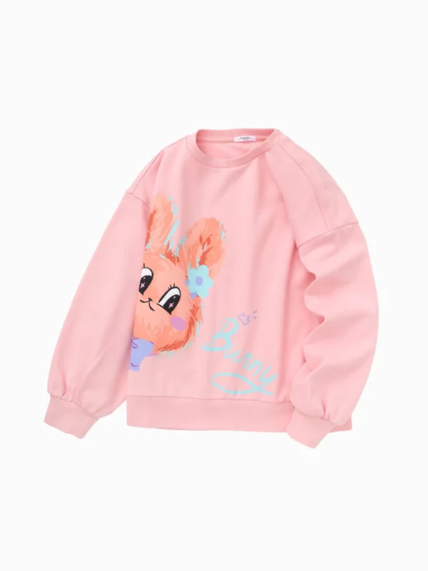 Balabala Kids Girl Letter Printed Multi-Colo Hoodie208322121004 New