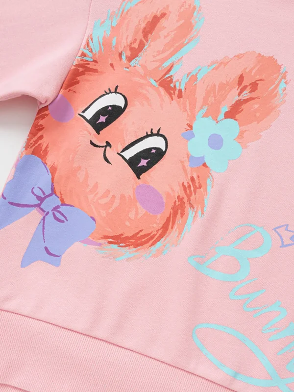 Balabala Kids Girl Letter Printed Multi-Colo Hoodie208322121004 New