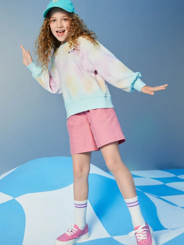 Balabala Kids Girl Letter Printed Multi-Colo Hoodie208322121004 New