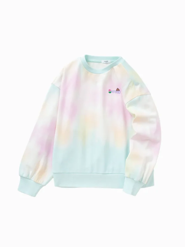 Balabala Kids Girl Letter Printed Multi-Colo Hoodie208322121004 New