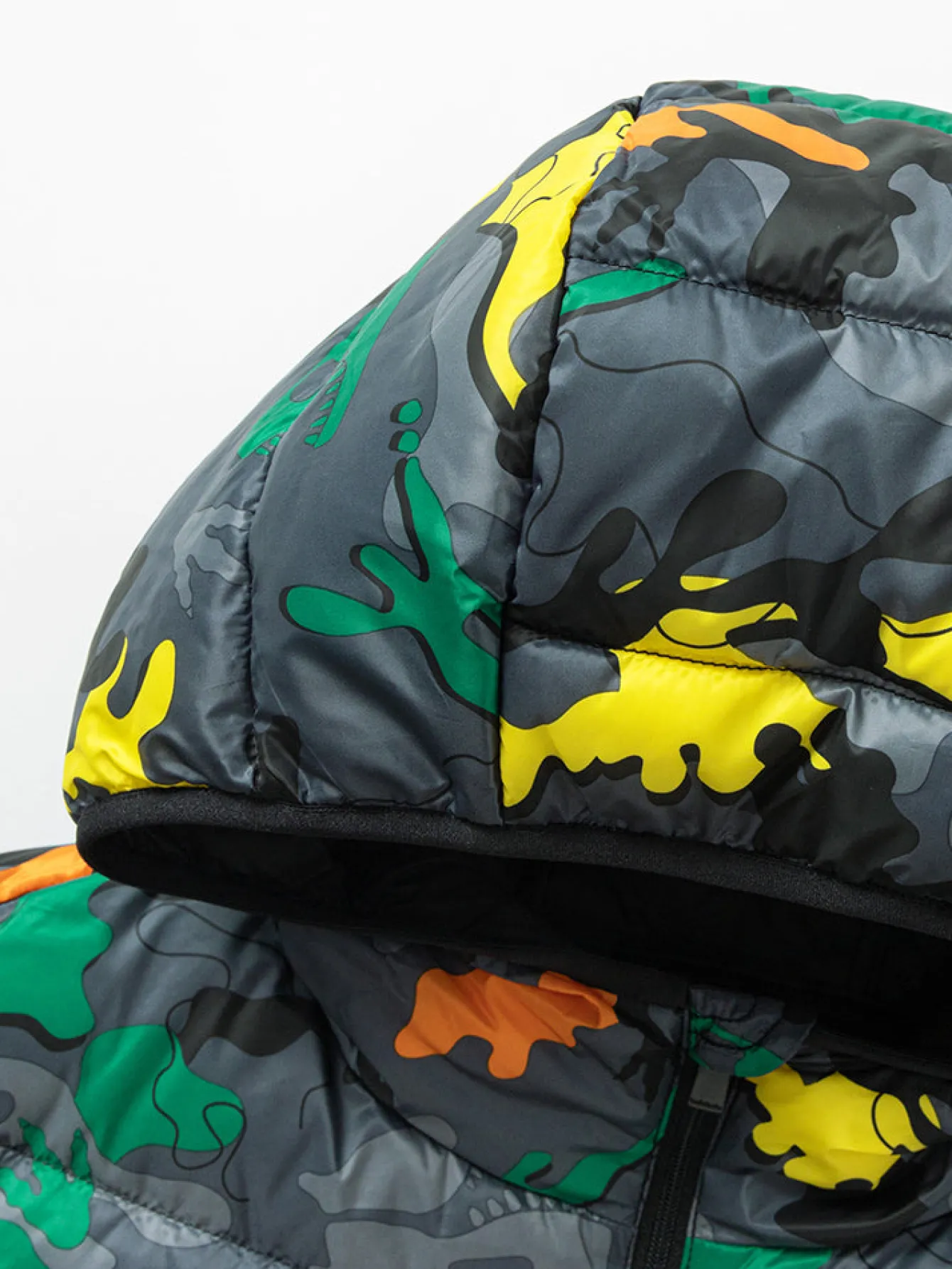 Balabala Kids Multicolor Hooded Down Jacket 208422107203 Sale