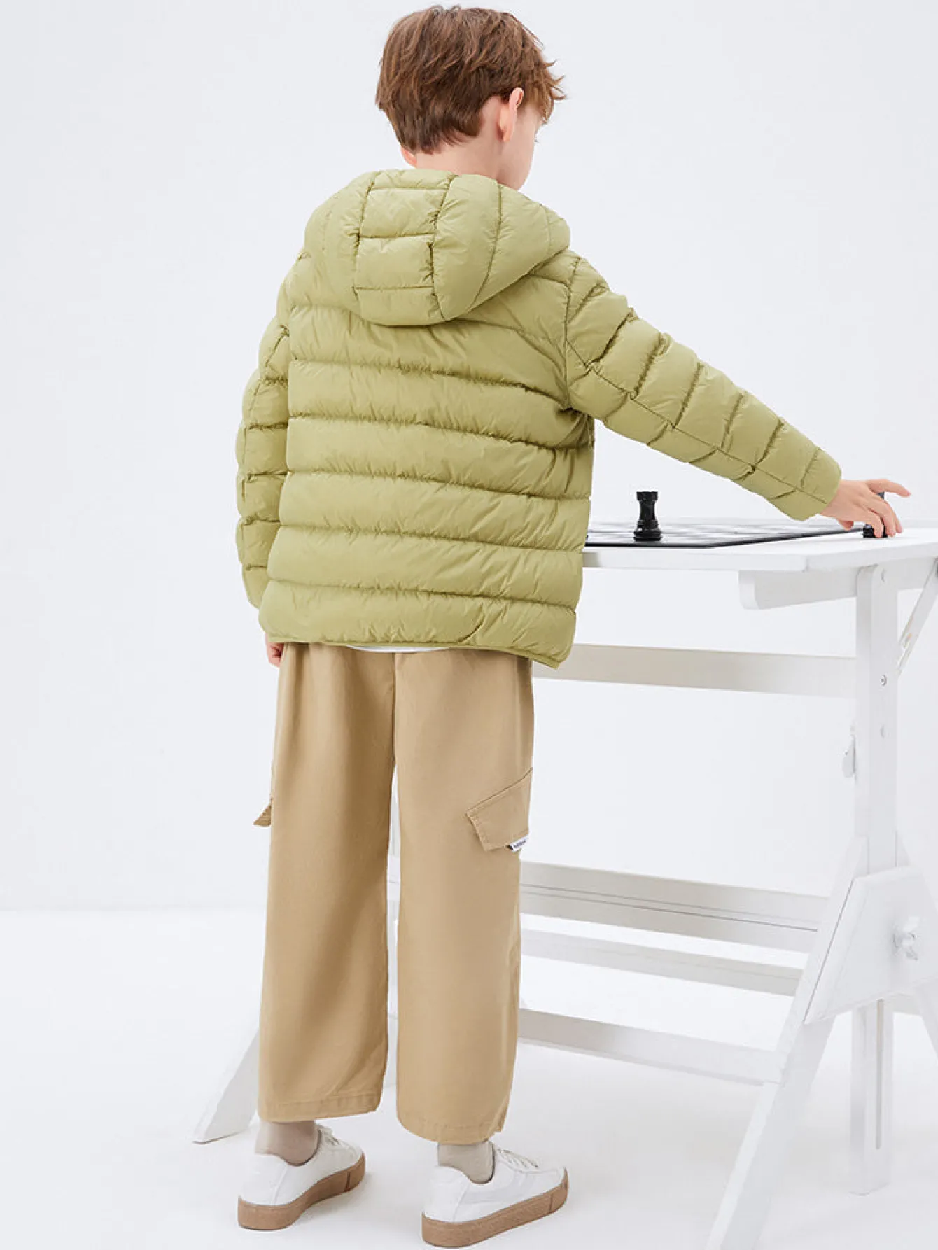 Balabala Kids Multicolor Hooded Down Jacket 208422107203 Sale