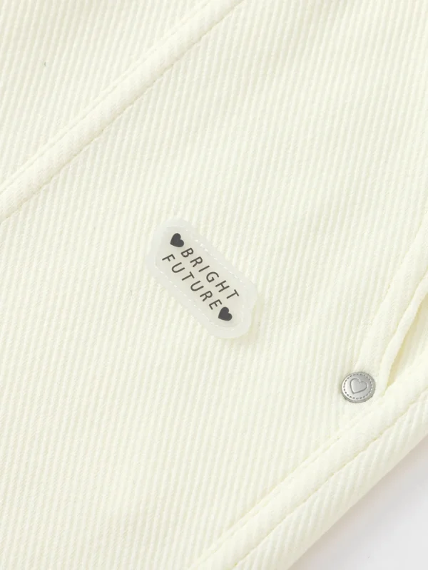 Balabala Knit Pants 2025 Spring New Girl Cream White Best Sale