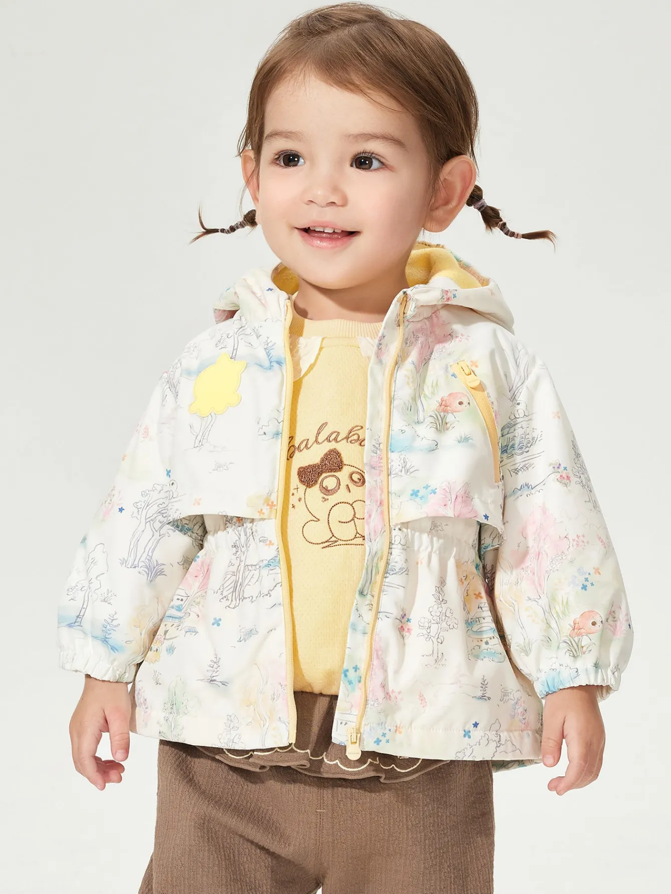 Balabala [Little Octopus IP] 2025 Spring Baby Boy and Girl Woven Casual Wear Discount