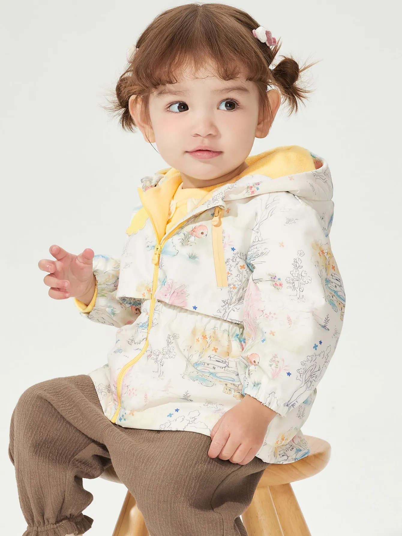 Balabala [Little Octopus IP] 2025 Spring Baby Boy and Girl Woven Casual Wear Discount