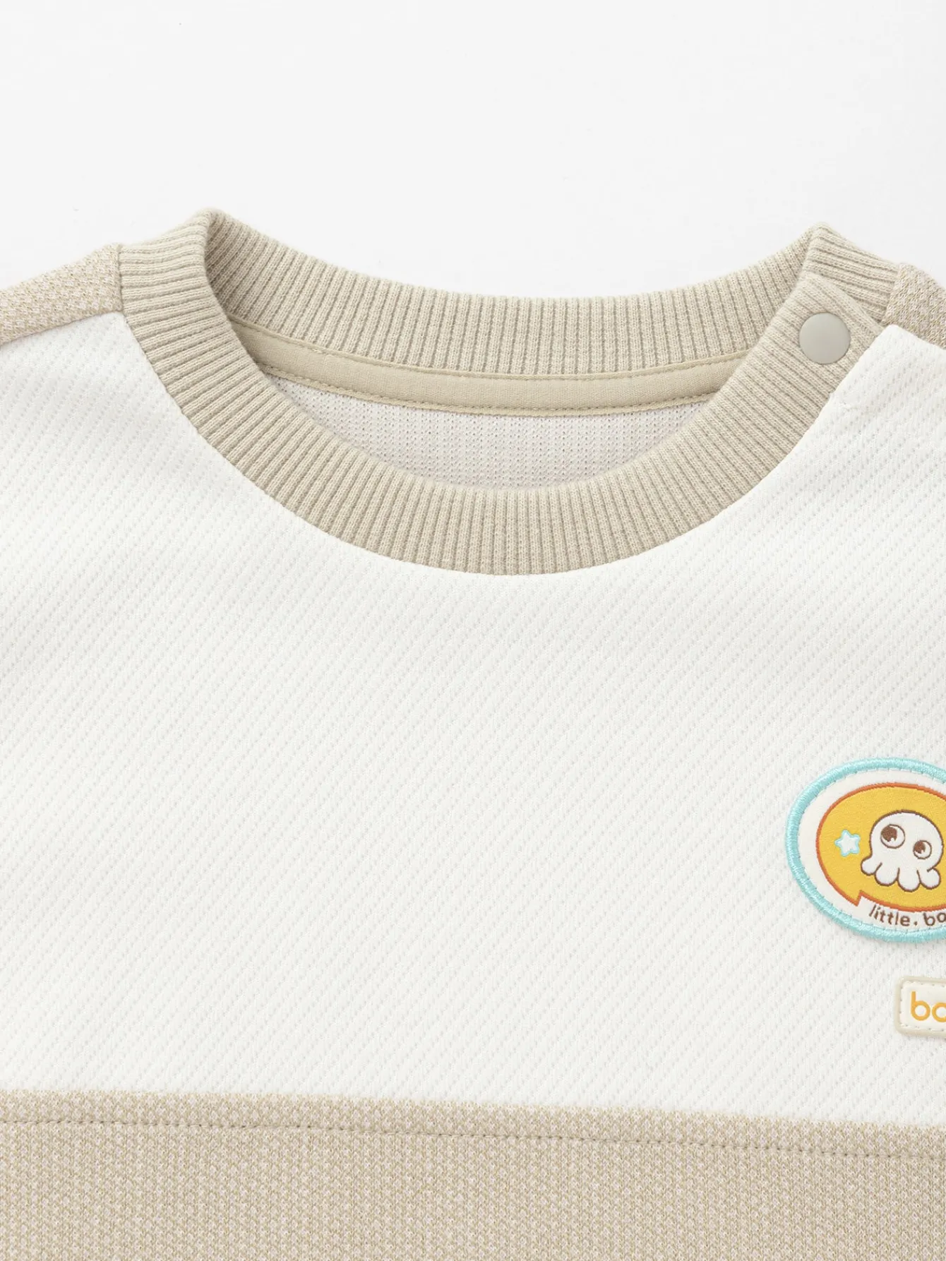 Balabala 【Little Octopus IP】2025 Spring New Arrival Baby Boy Knitted Set White Coffee Online