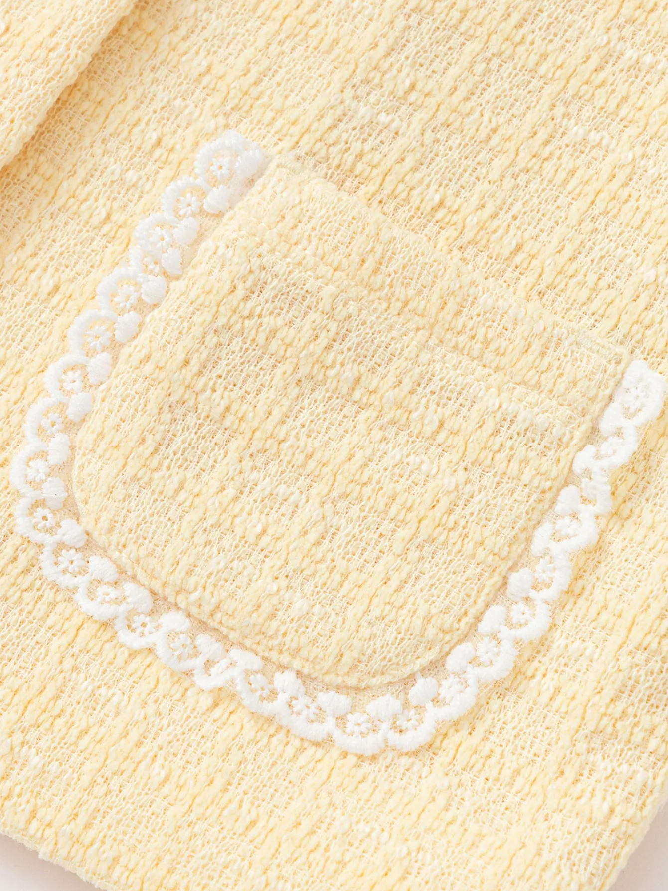 Balabala 【Little Octopus IP】2025 Spring New Arrival Baby Girl Knitted Casual Jacket Medium Yellow Best Sale