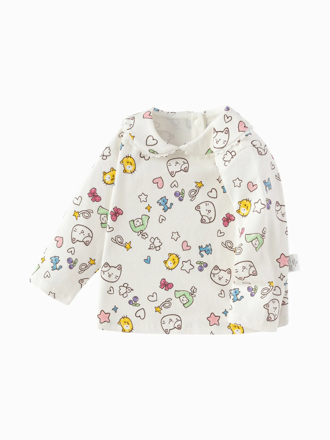long_sleeve_tshirt__spring_new_arrival_for_girls_babys_collar_long_sleeve_tshirt_0.webp Balabala Long Sleeve T-Shirt 2025 Spring New Arrival for Girls' Babys Collar Long Sleeve T-Shirt Fashion