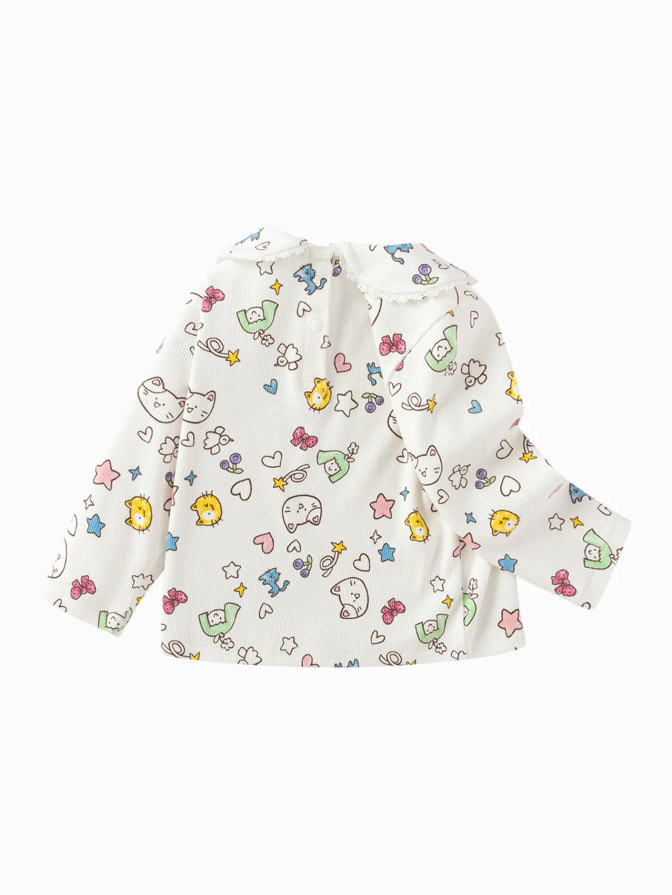 long_sleeve_tshirt__spring_new_arrival_for_girls_babys_collar_long_sleeve_tshirt_1.webp Balabala Long Sleeve T-Shirt 2025 Spring New Arrival for Girls' Babys Collar Long Sleeve T-Shirt Fashion