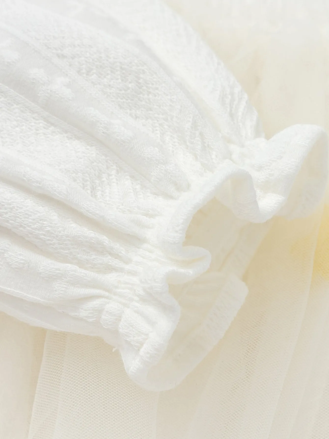 Balabala Long Sleeve T-Shirt 2025 Spring New Arrival for Girls' Babys Round V-Neck Long Sleeve T-Shirt Off-white Cheap