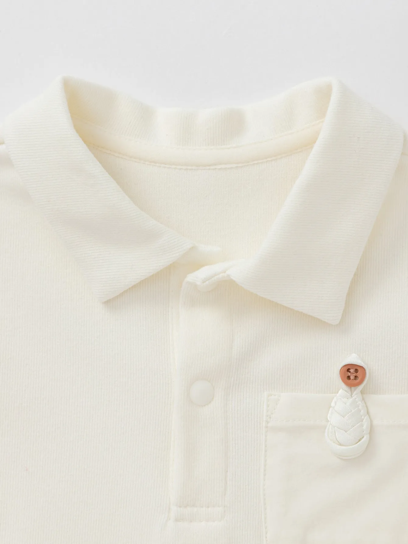 Balabala Long Sleeve T-Shirt 2025 Spring New Boy Baby Round V-neck Long Sleeve T-Shirt Off-white Flash Sale