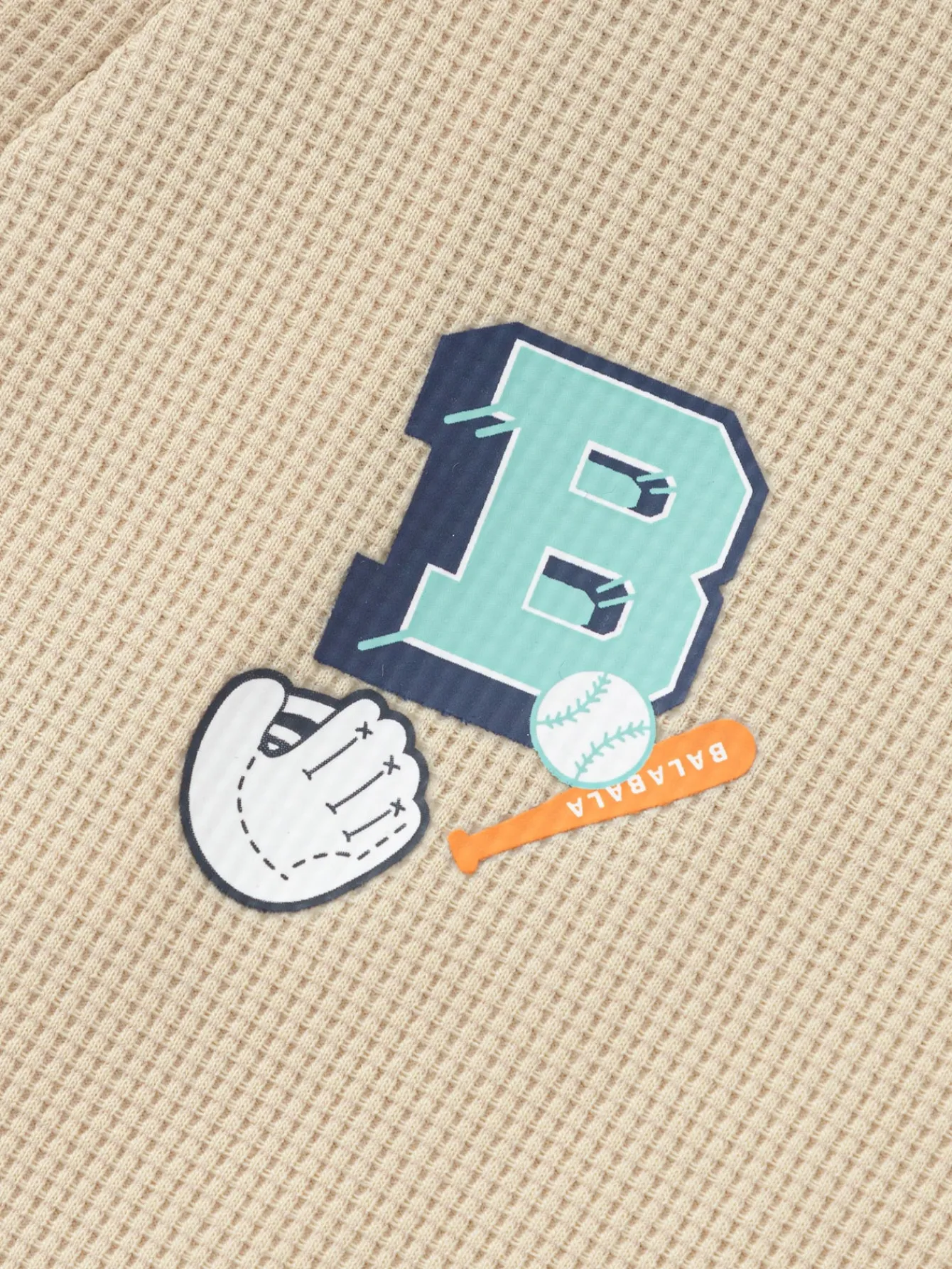 Balabala Long-sleeved T-shirt 2025 Spring New Boy Toddler Round V-neck Long-sleeved T-shirt Light Camel Gray Store