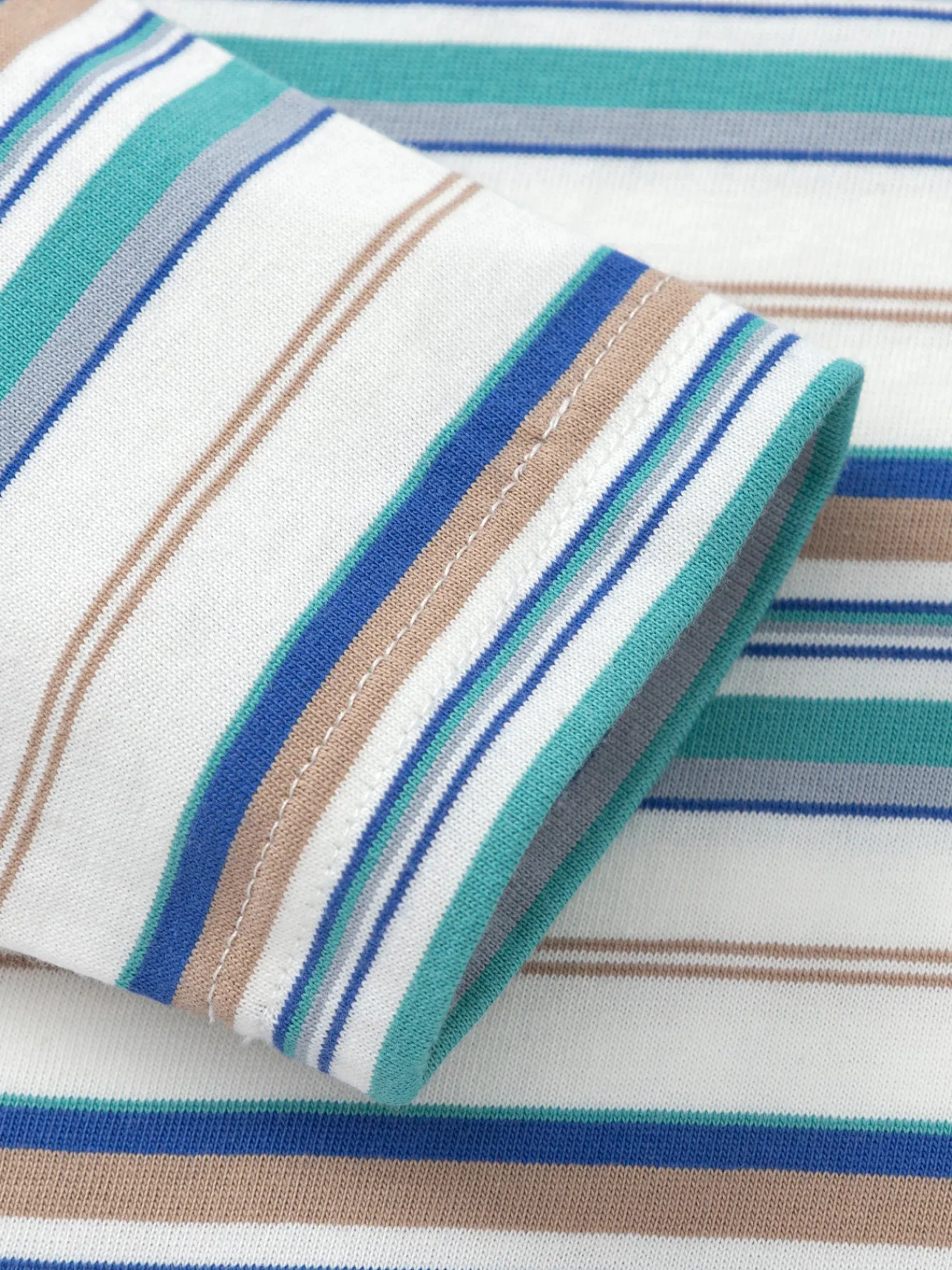 Balabala Long-sleeved T-shirt 2025 Spring New Boy Toddler Round V-neck Long-sleeved T-shirt Blue White Cheap