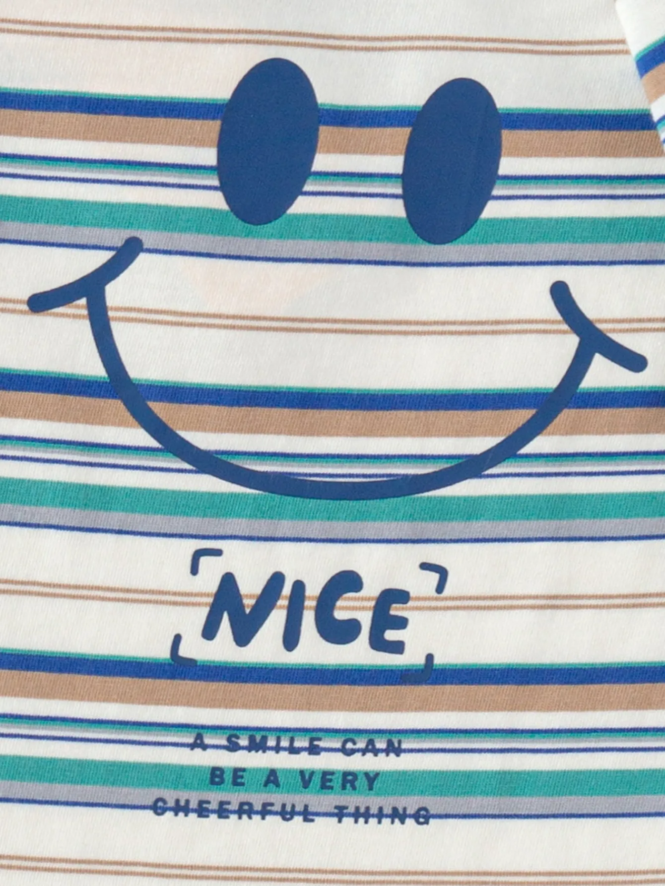 Balabala Long-sleeved T-shirt 2025 Spring New Boy Toddler Round V-neck Long-sleeved T-shirt Blue White Cheap