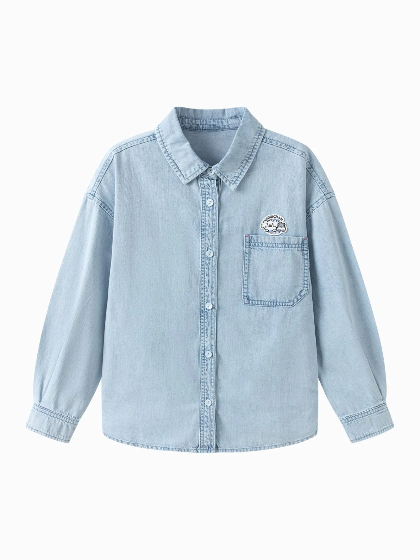 Balabala [miiiiichan Collaboration] Jacket 2025 Spring New Arrival Girls Denim Casual Wear Store