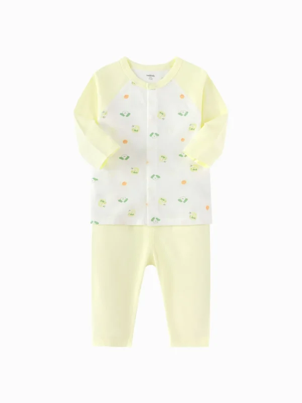 Balabala Set 2025 Spring New Style Baby Boy and Girl White Yellow Cheap
