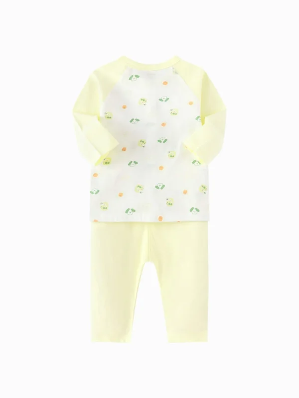 Balabala Set 2025 Spring New Style Baby Boy and Girl White Yellow Cheap